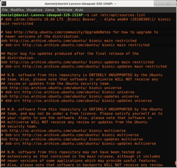 Come Configurare Sources-list Su Debian 10 - Aggregatore GNU/Linux E ...
