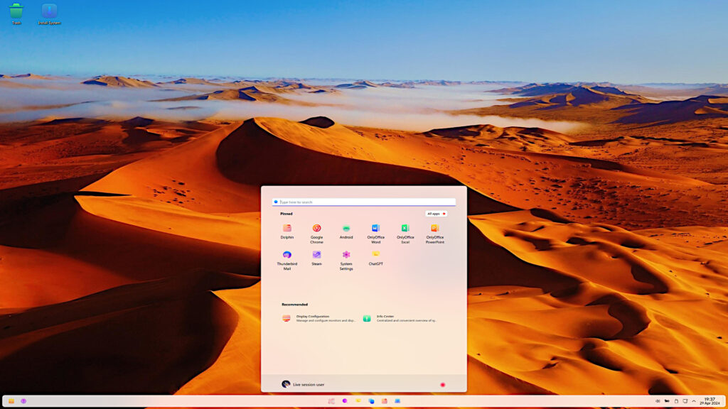 Rilasciata Linuxfx 11.4.6 LTS “Red Sand”
