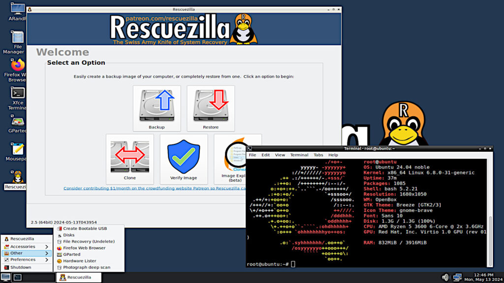 Rilasciato Rescuezilla 2.6: Nuova versione con correzioni per Secure Boot e supporto hardware aggiornato