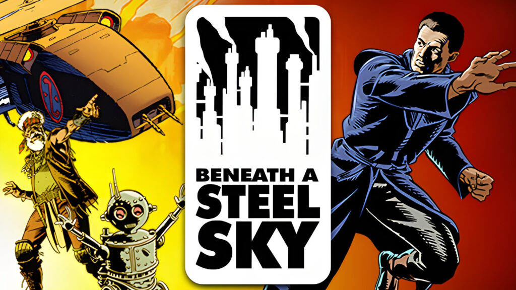 Beneath a Steel Sky, un thriller fantascientifico ambientato in una grigia visione post-apocalittica del futuro