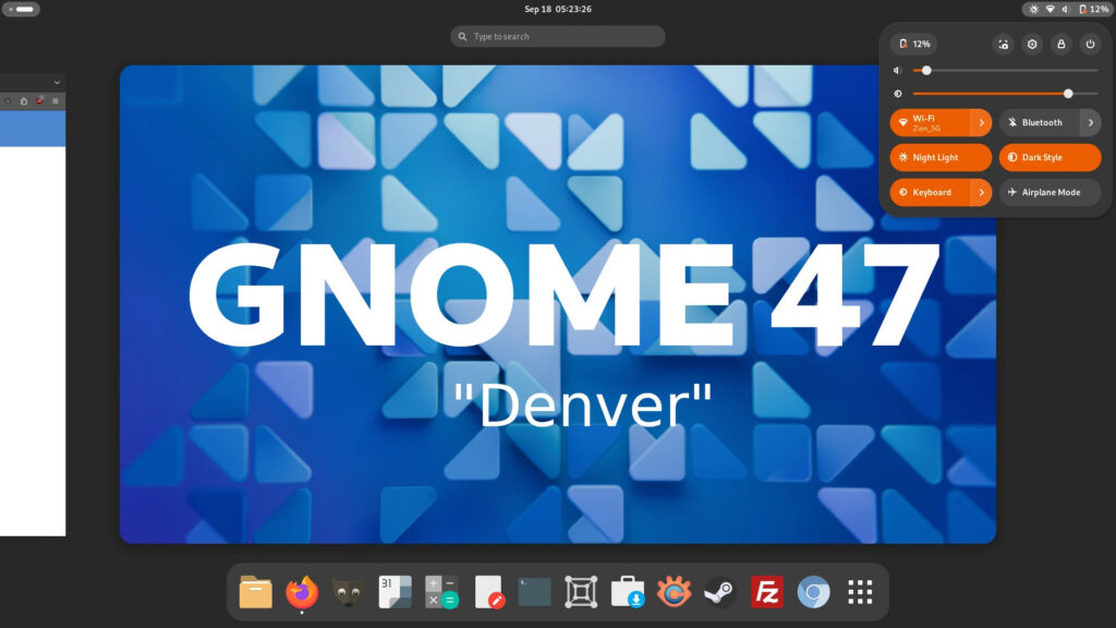 Rilasciato l’ambiente desktop GNOME 47 “Denver”