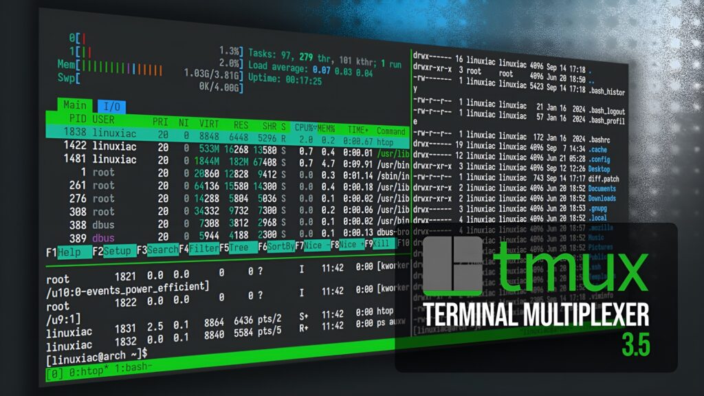 Rilasciato Tmux 3.5 come Aggiornamento Significativo per il Multiplexer di Terminale